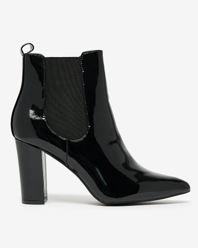 Royalfashion Čierne dámske čižmy Lady Jeny