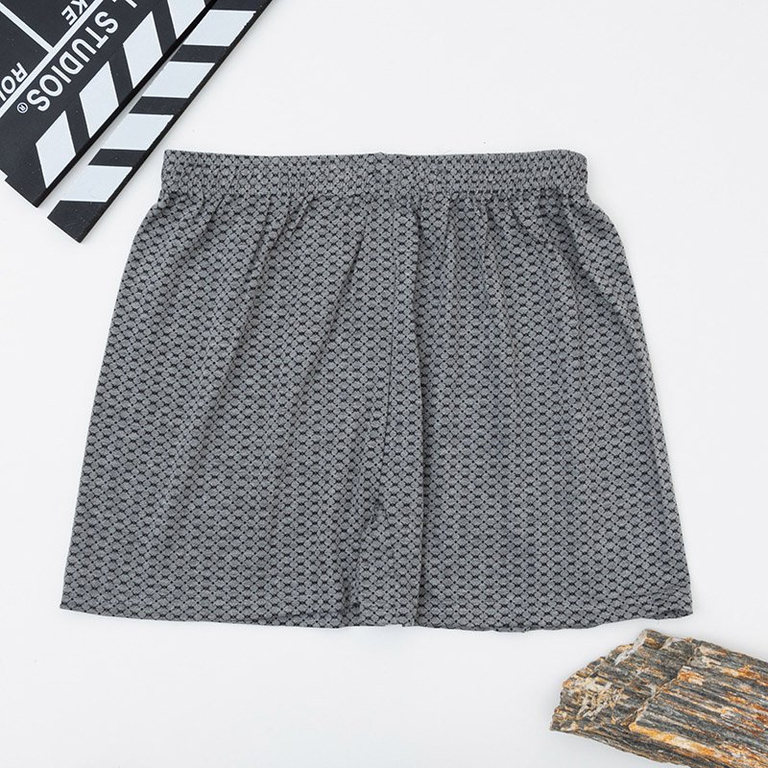 Pánske šedé kraťasy - spodná bielizeň