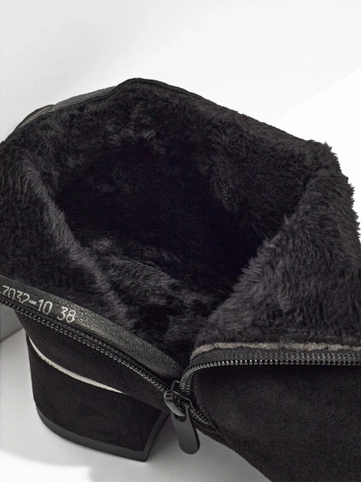 Ženski gležnjarji iz eko semiša s peto Arshinea