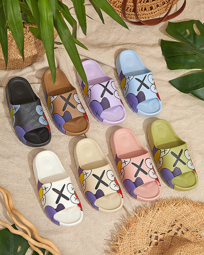 Elmino ružové dámske papuče - Obuv