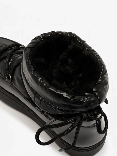 Royalfashion Dámske slip-on čižmy a'la snow boots v čiernej farbe Vevnose