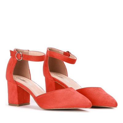 Oranžová čerpadla na sloupku Rimini - Obuv 1