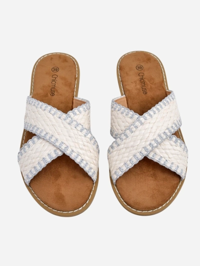 Royalfashion Dámske sandále s tkanými popruhmi Bornes
