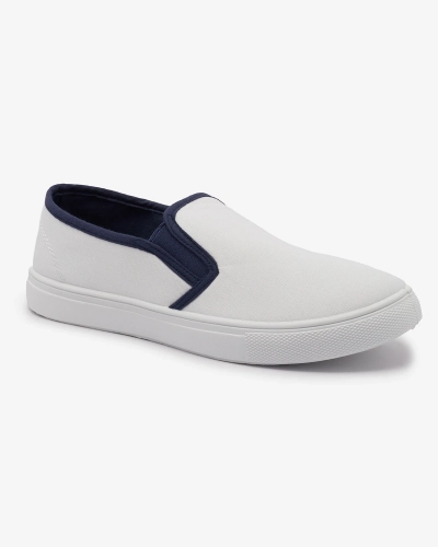 Royalfashion Biele dámske slip on tenisky Werixa