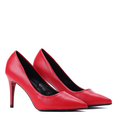 Czerwone szpilki Caroline - Obuwie