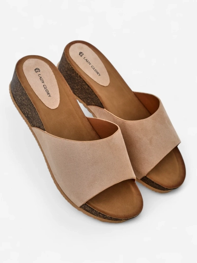 Sandále Royalfashion pre ženy na nízkom klinu Maderas