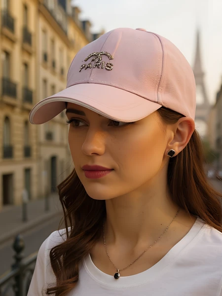 Royalfashion Šiltovka s kamienkami Paris Glam