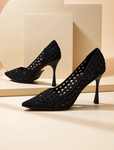 Royalfashion Dámske otvorené stilettos Ecatte