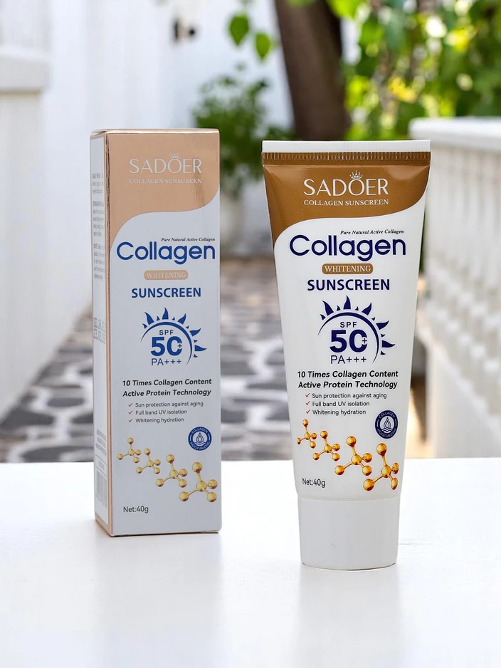 Sadoer opaľovací krém SPF 50 s kolagénom