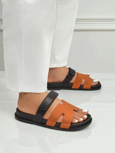 Royalfashion Dámske slip-on sandále z ekokože FlexiComfi