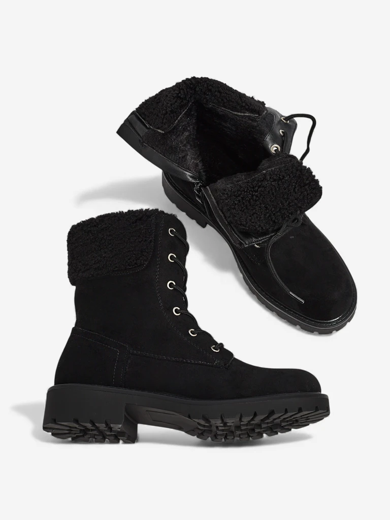 Eko semiš vezani ženski gležnarji Trevolla