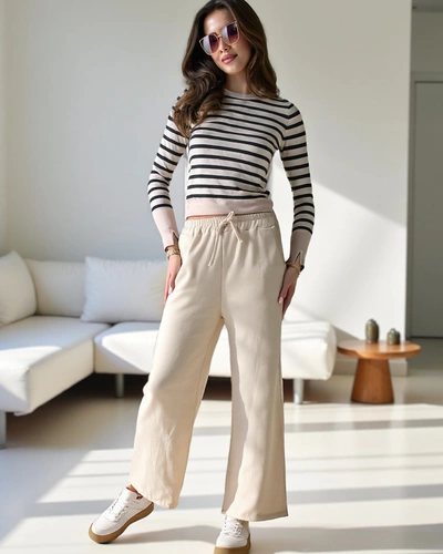 Royalfashion Dámske široké tepláky