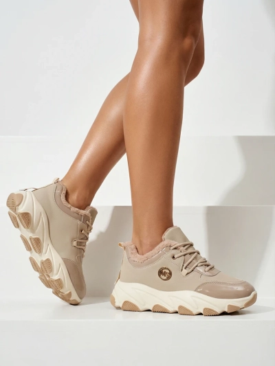 Royalfashion Dámske zateplené tenisky Caroz