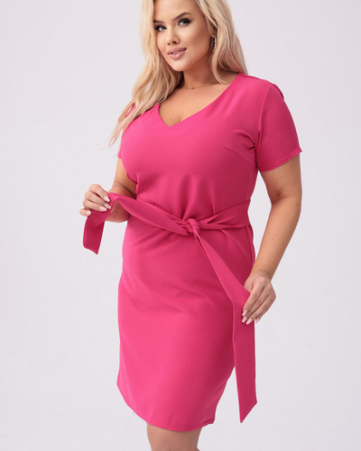 Royalfashion Dámske látkové šaty PLUS SIZE