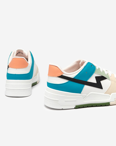 OUTLET Béžová a modrá dámska športová obuv Tremsi - Obuv