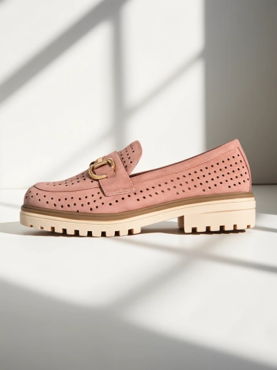 Royalfashion dámske perforované loafers Besio