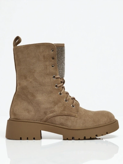 Eko semiš vezani ženski gležnarji Ferlyne