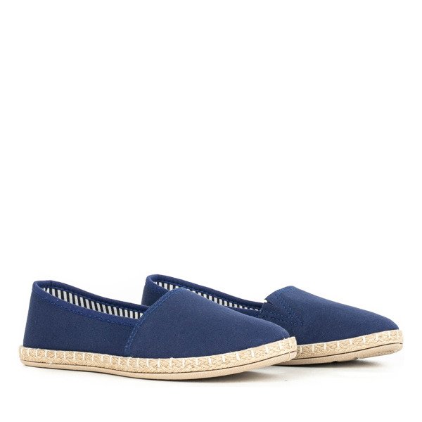 Walencia tmavě modré espadrilles - obuv