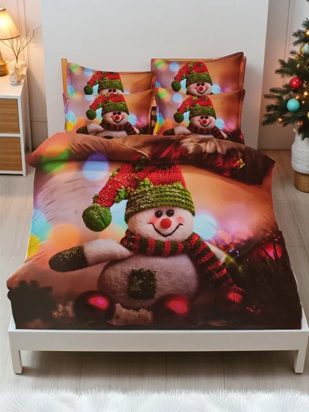 Royalfashion Božična posteljnina 160x200 komplet 3-DELNI