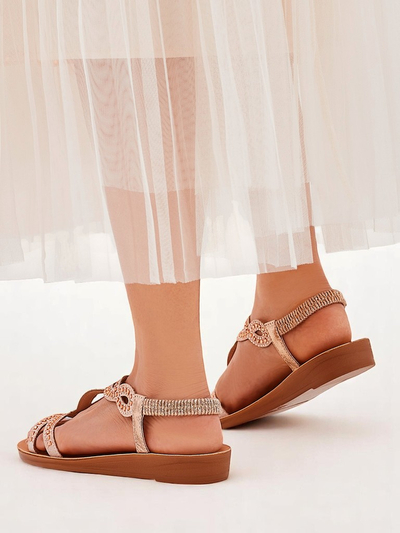 Royalfashion Dámske sandále s ozdobnými remienkami Lola Grace