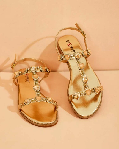 Royalfashion Dámske sandále Selina so zirkónmi