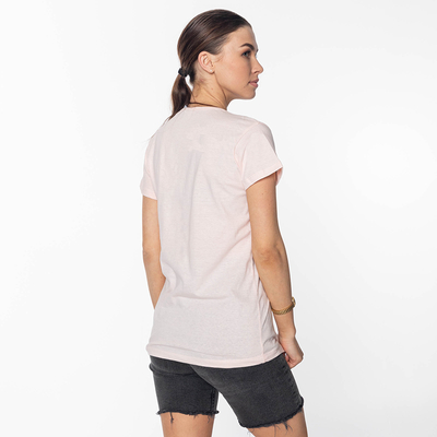 Púdrové dámske tričko s potlačou FASHION-Clothing