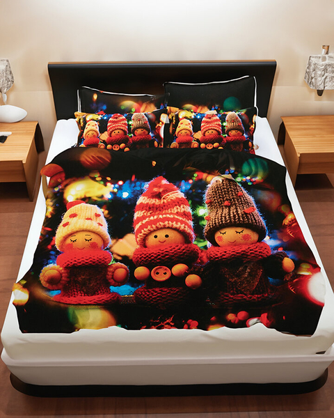 Royalfashion Vianočná posteľná súprava 160x200 3-dielna