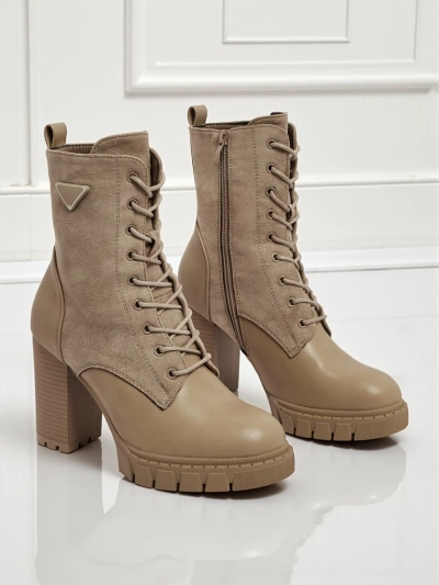 Ženski gležnarji iz eko semiša s peto Event Bramble