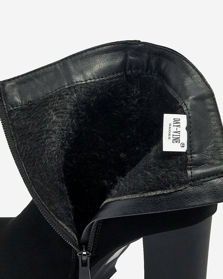 Royalfashion Dámske čižmy Beroleda so zdobeným podpätkom