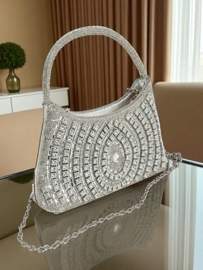 Royalfashion Ženska torbica s cirkoni Sova Glint
