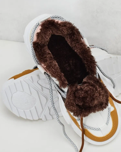 Royalfashion Dámske zateplené tenisky Cyrenna