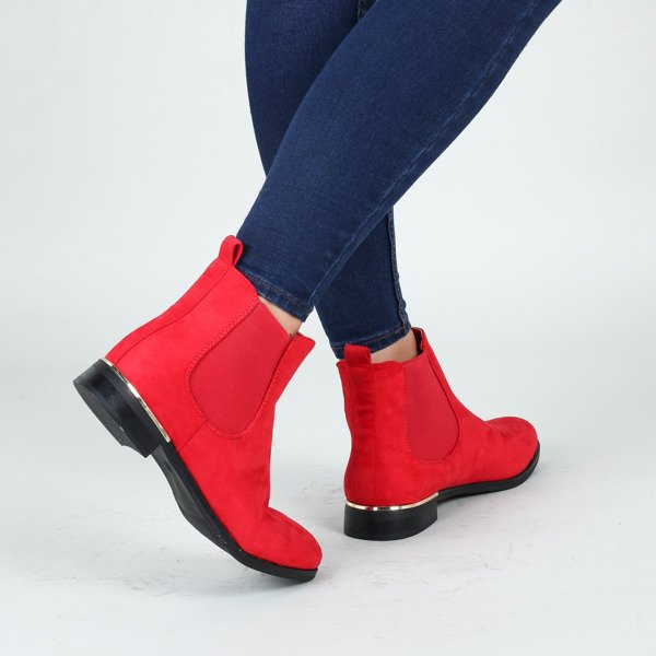 Czerwone sztyblety Lisa- Obuwie
