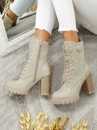 Ženski gležnarji iz eko semiša s peto Event Bramble