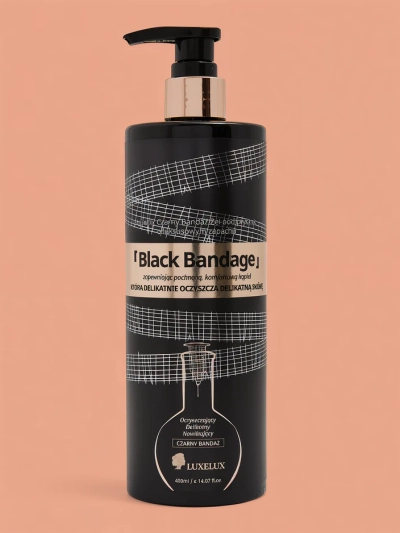 Luxelux čierny gél na umývanie tela 400 ml