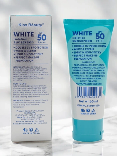 Kiss Beauty opaľovací krém 50 SPF 60ml