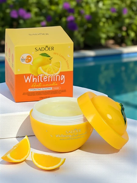 Aurelia Lemon Hydratica Maska proti gubam z izvlečkom limone 120 ml