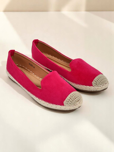 Royalfashion Dámske espadrilky z eko semišu Bombei