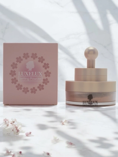 Luxelux sypký púder s hubkou na tvár 03 13,5 g