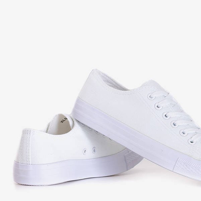 Dámske biele šnurovacie tenisky Drive - Obuv