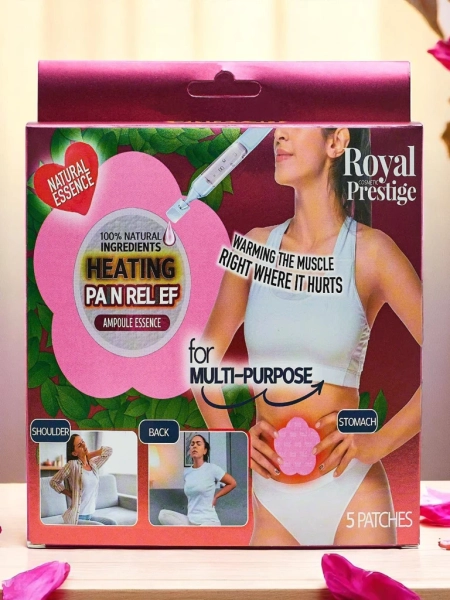 Prírodné hrejivé náplasti na úľavu od bolesti – 5 kusov