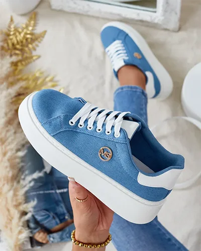 Royalfashion Dámske športové tenisky na platforme Calomie