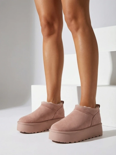 Royalfashion Dámske krátke čižmy a'la snow boots Ozozi