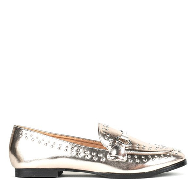 Zlaté mokasíny s trysky Idaho - Obuv 1