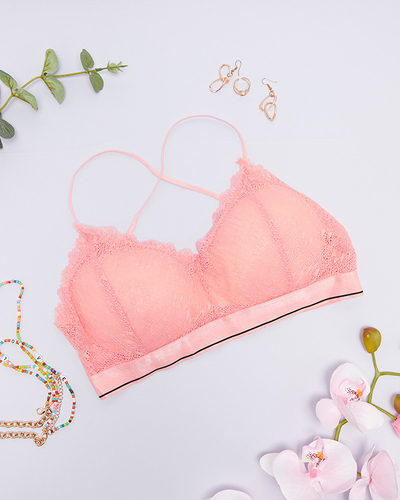 Dámska čipkovaná podprsenka Bralette - spodná bielizeň