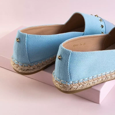 Modré dámske espadrilky s hviezdami Fraus - Obuv