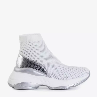 OUTLET Biela vysoká športová obuv značky Lupin - Footwear