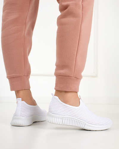 Biele dámske slip-on tenisky Banila - Obuv