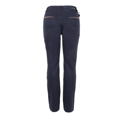 Elegantní kalhoty z tmavě modré tkaniny - Kalhoty 1