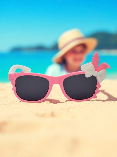Royalfashion Detské slnečné okuliare s dekoráciou Bunny Shine