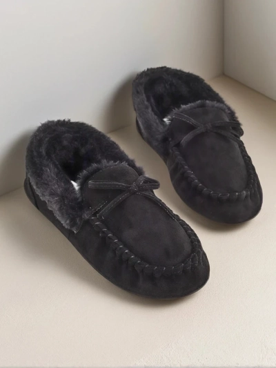 Royalfashion Dámske mokasíny s kožušinou Ahtikes